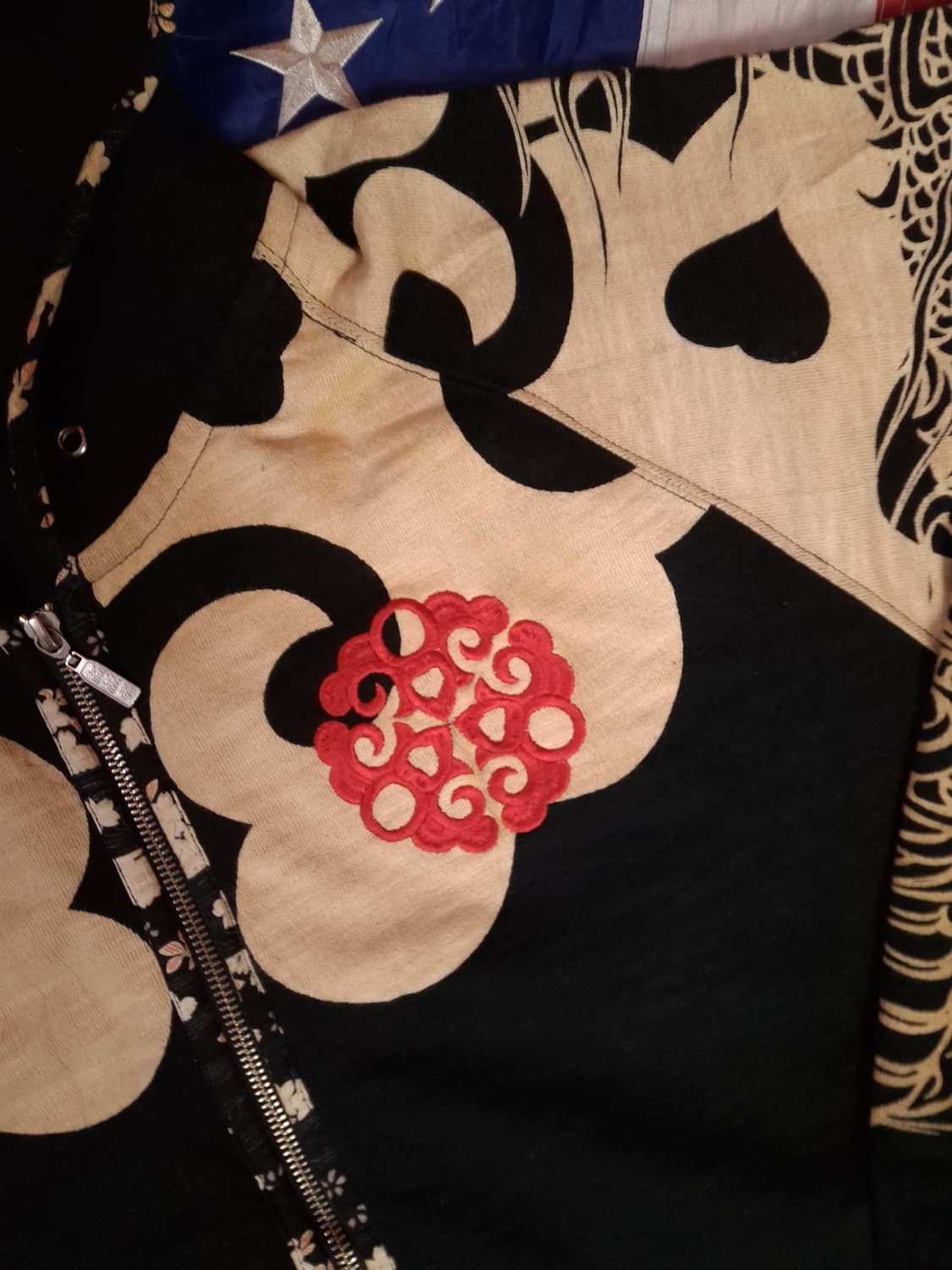 오리지날 카라쿠미 타마시 오리엔탈 드래곤 후드집업 상품이미지3