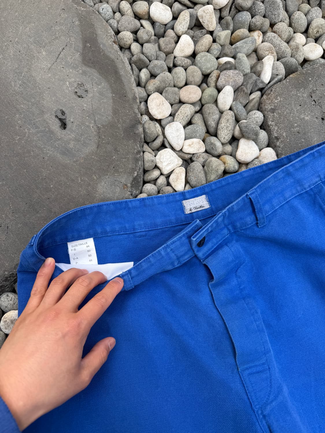 OLD VINTAGE WASHED BLUE FRENCH 프렌치 워크팬츠 상품이미지6