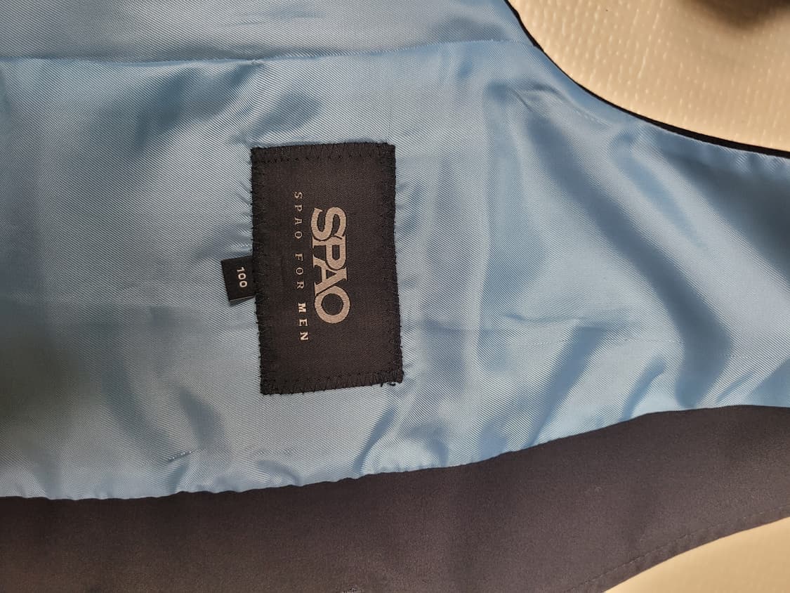 스파오포맨 SPAO for men 4버튼 조끼 100 다크네이비 상품이미지9