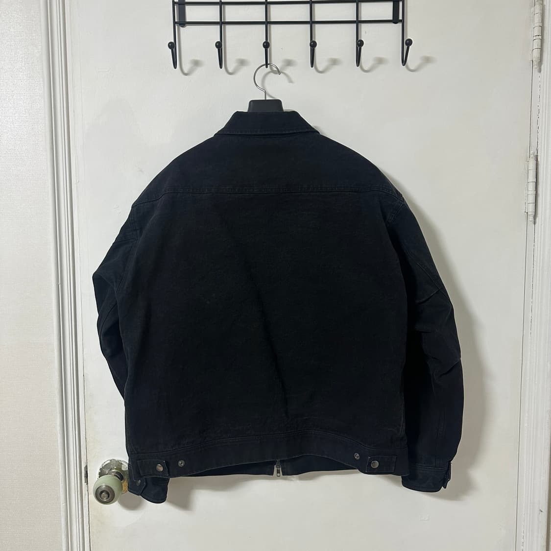 XL 에스파이 캔버스 워크자켓 블랙 상품이미지2