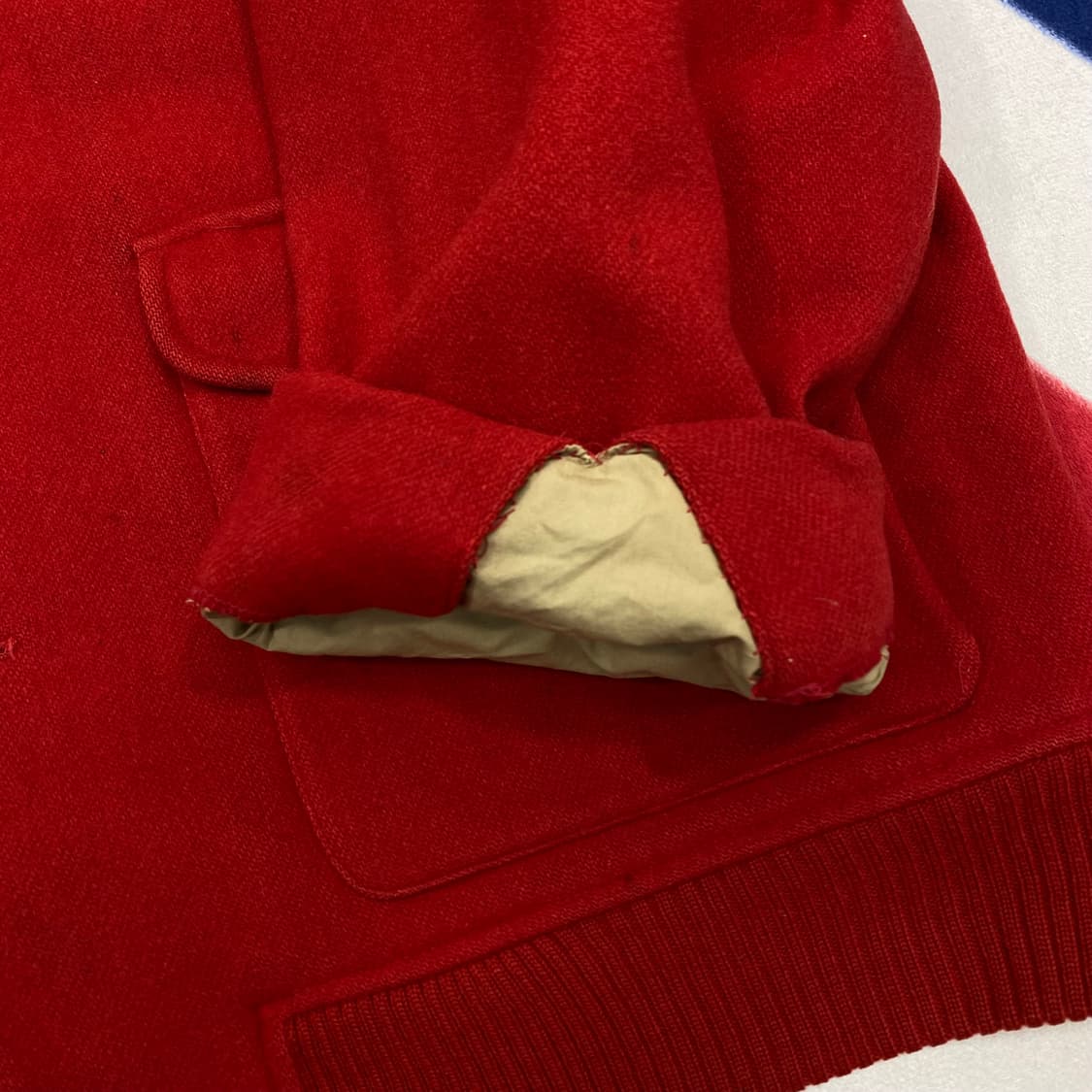 80s 폴로 에스에치 울자켓 실측 여성 L  상품이미지5