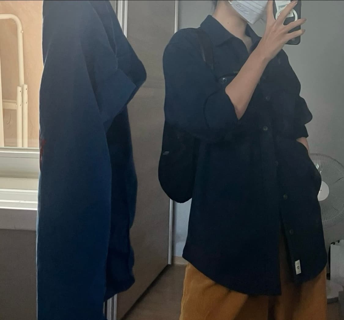 팀버랜드 네이비 셔츠 자켓 상품이미지2