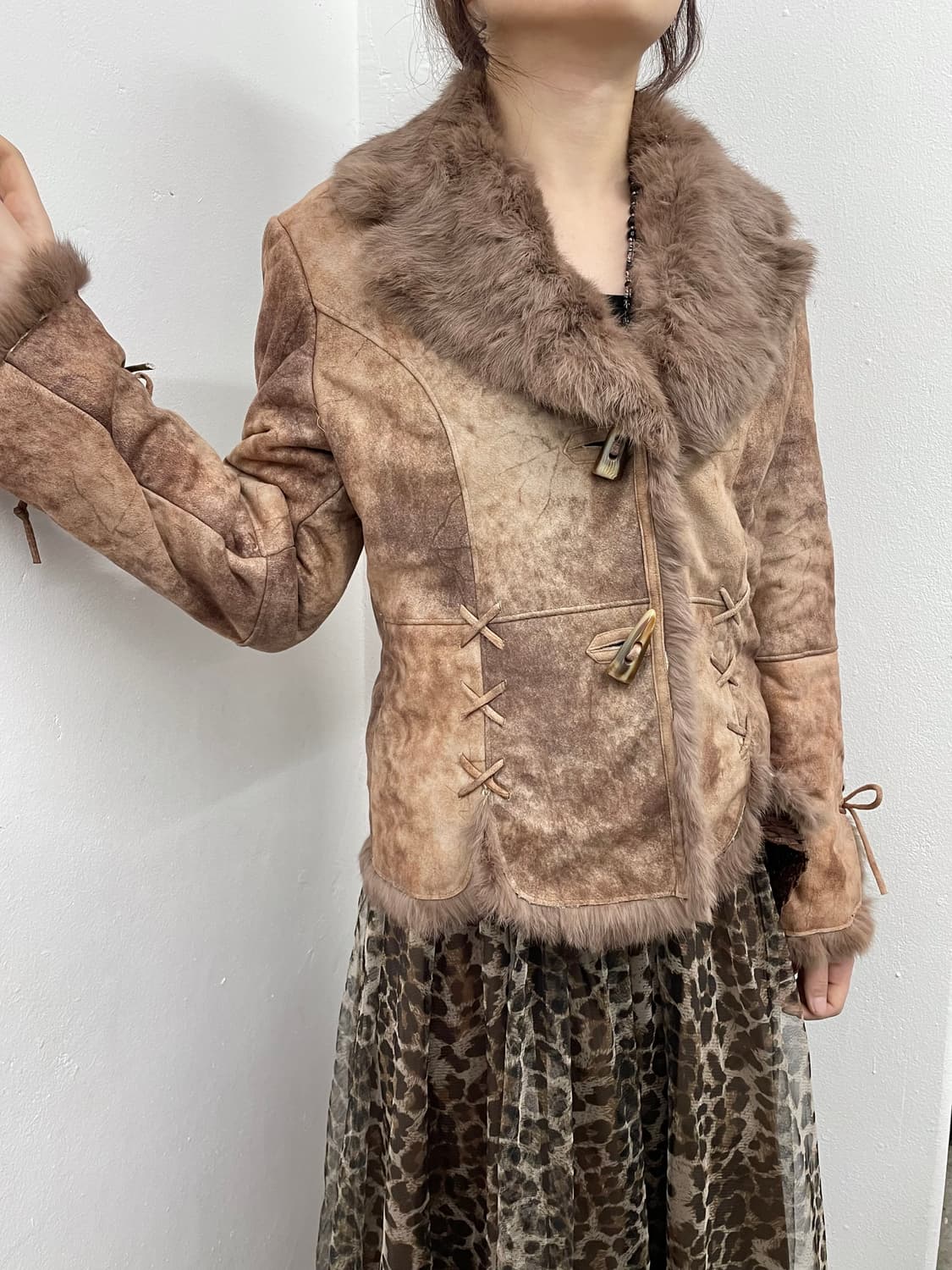 빈티지 페어리 아일렛 퍼자켓 상품이미지2