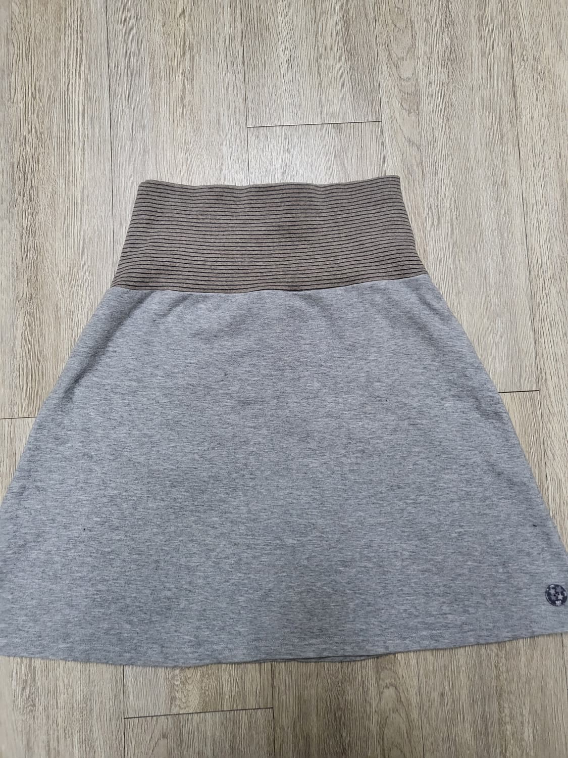 코이세이오 038 STRIPE SKIRT MELANGE GREY 상품이미지2