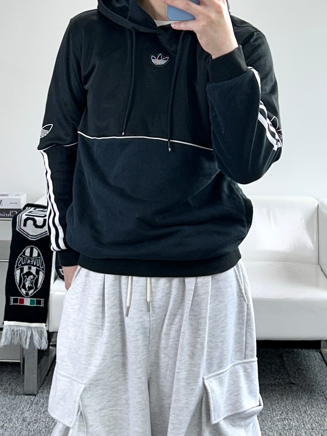 아디다스 오리지널스 트레포일 후드티 M  상품이미지2