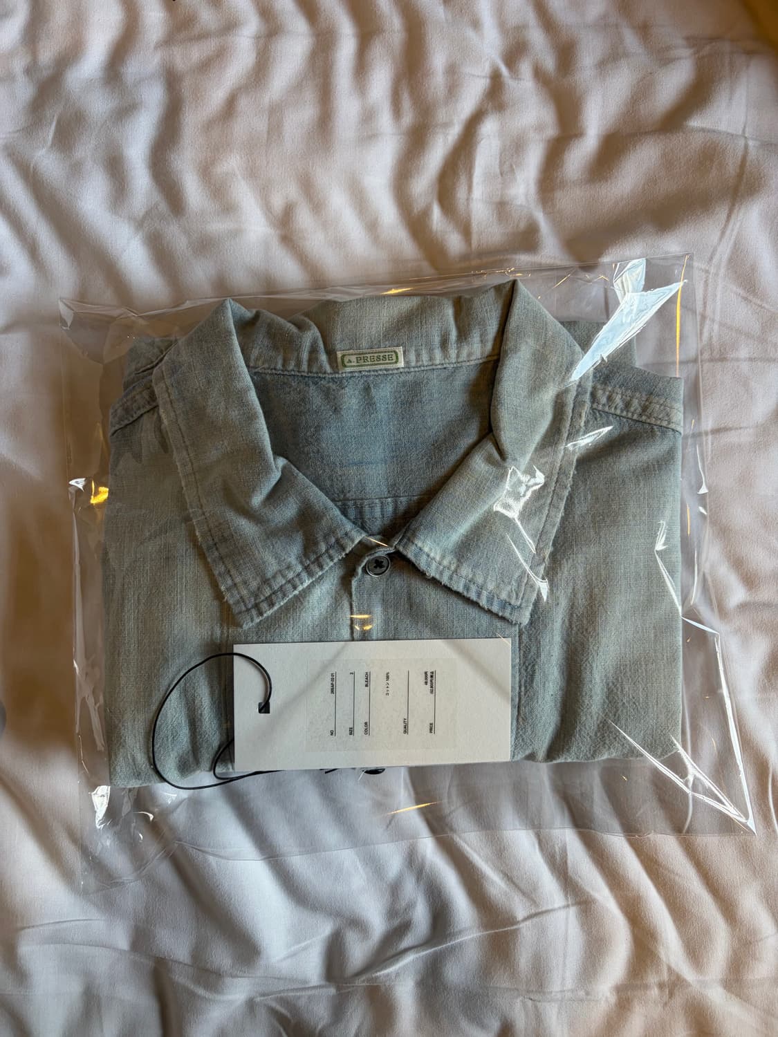 아프레쎄 빈티지 샴브레이셔츠 상품이미지2