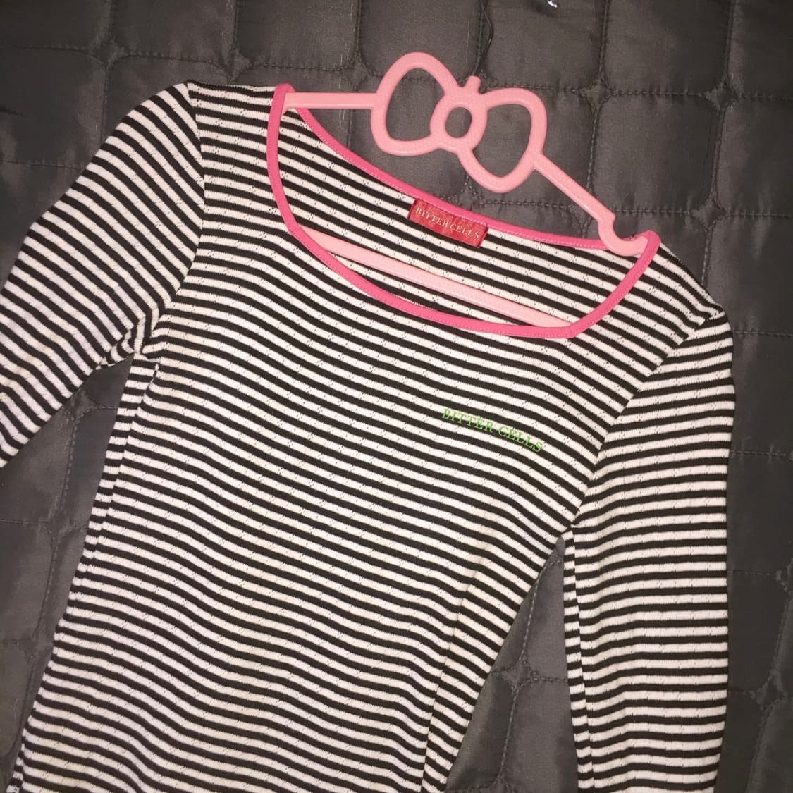 비터셀즈 BITTERCELLS layered coloring tee bk 상품이미지3