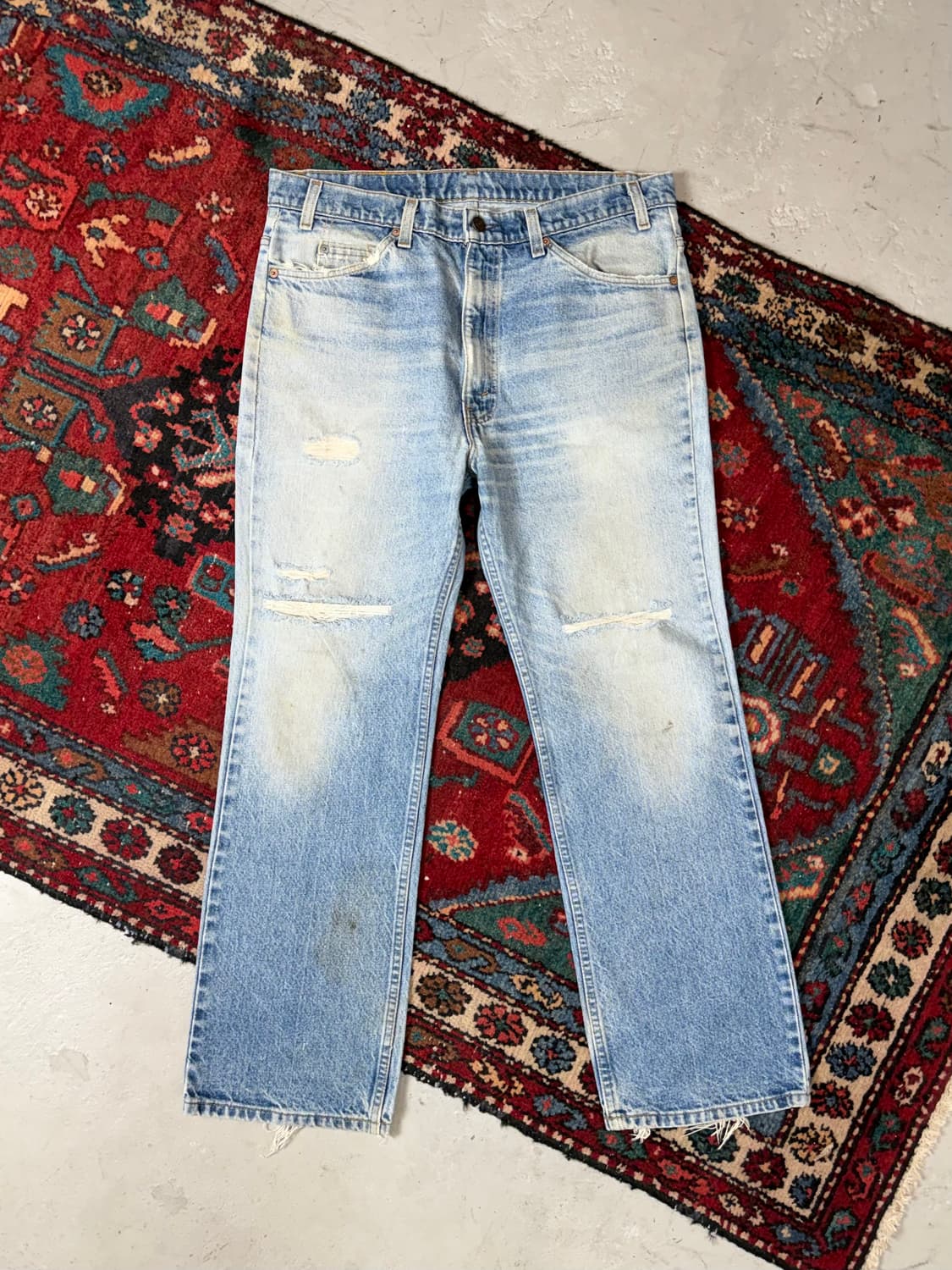 90's USA Made 빈티지 리바이스 517 오렌지탭 부츠컷 상품이미지1