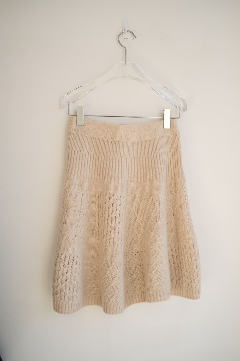 Cable knit skirt 상품이미지5