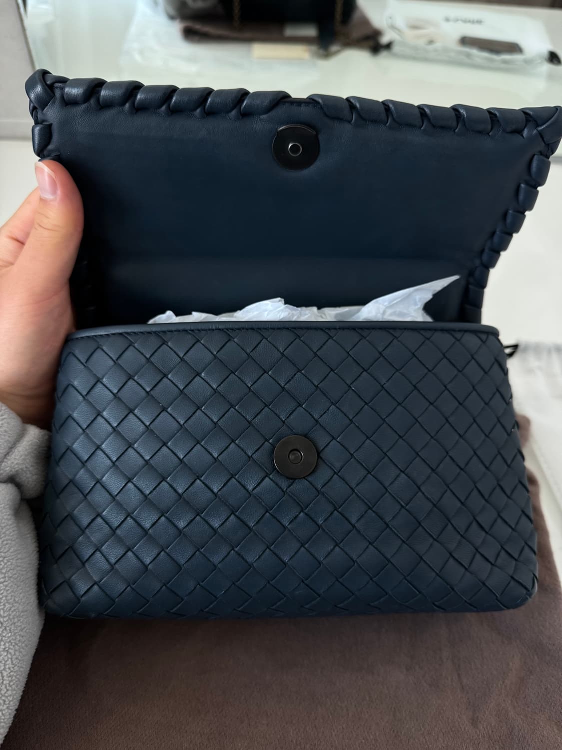 보테가베네타 올림피아 체인 크로스백 상품이미지6