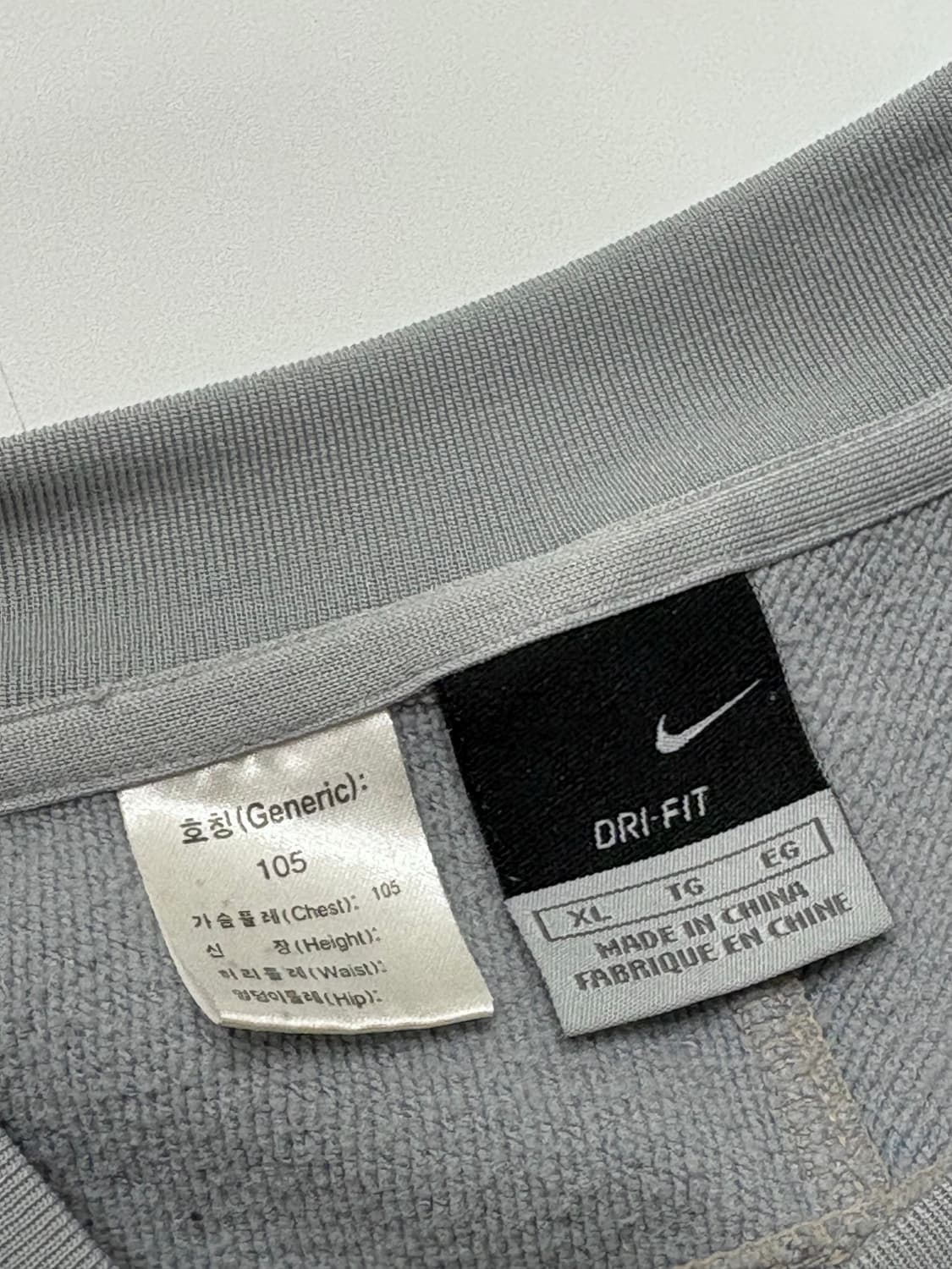 Nike 나이키 빈티지 그레이 맨투맨  상품이미지5