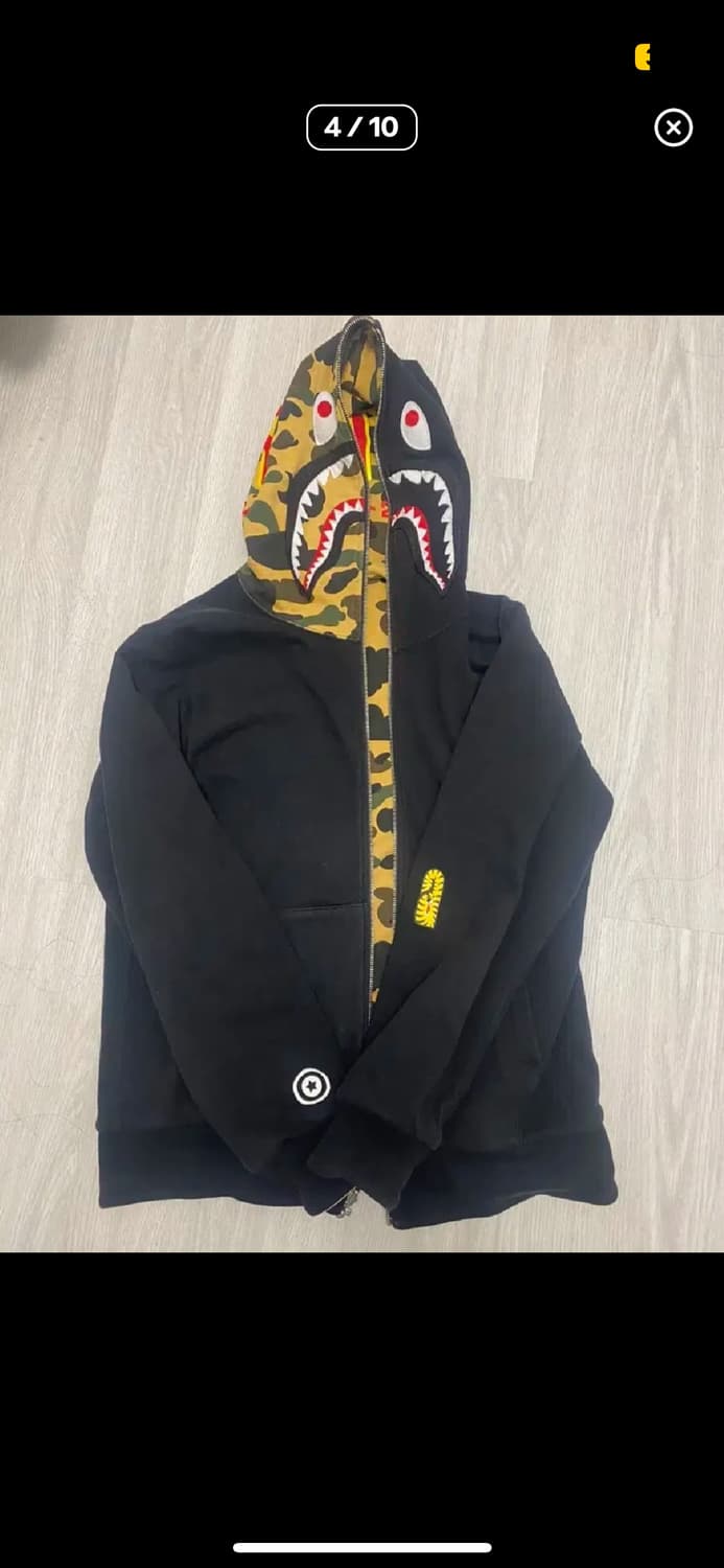 베이프 리버시블 후드집업 L 상품이미지2