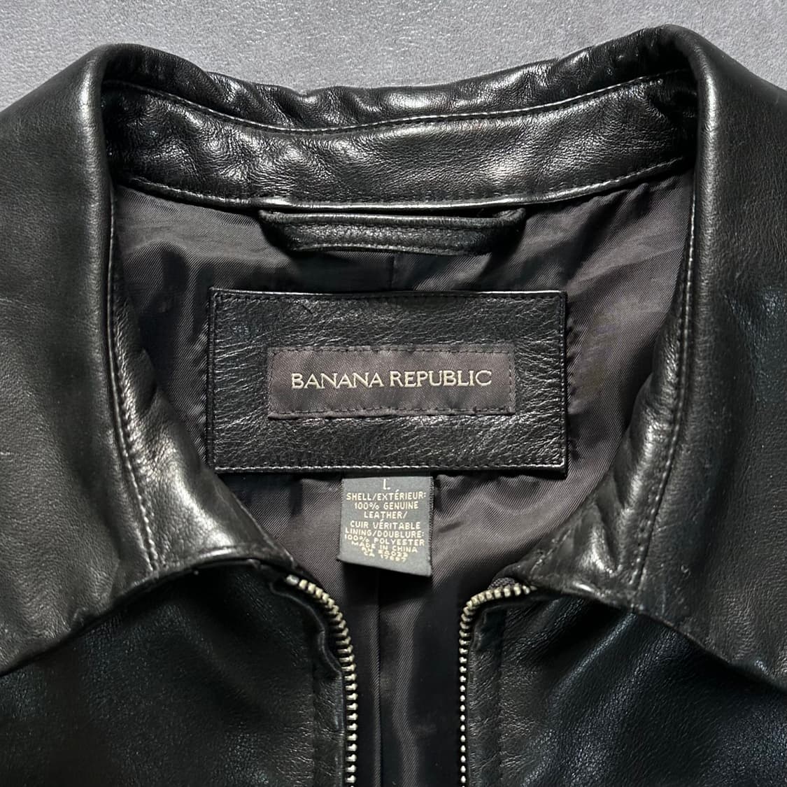 00s 바나나 리퍼블릭 싱글 레더 자켓 (va.67) 상품이미지6