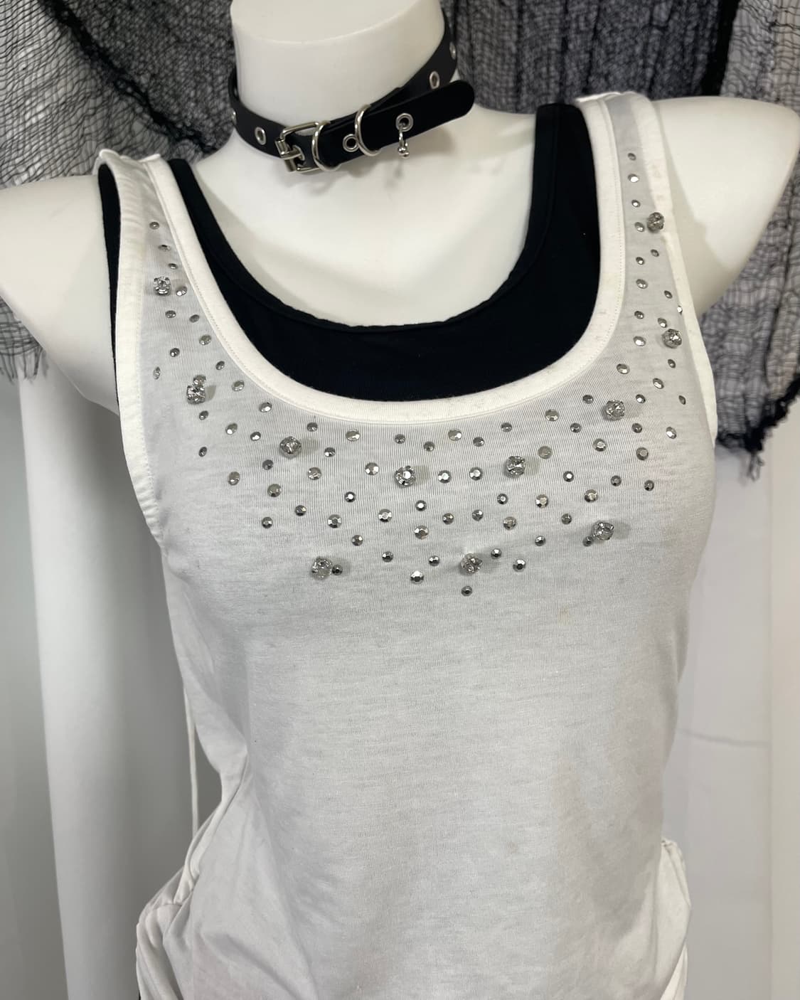 cubic detail sleeveless 상품이미지2