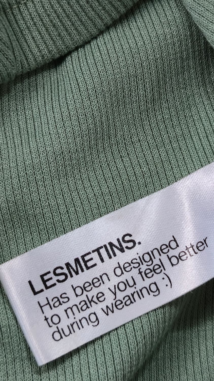 Lesmetins 슬리브리스 탑 그린 탑  상품이미지3