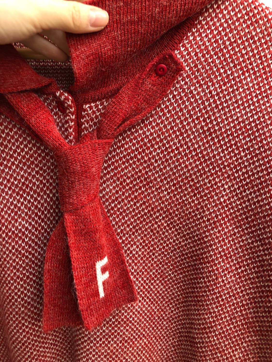 ruby neck-tie knit 상품이미지5