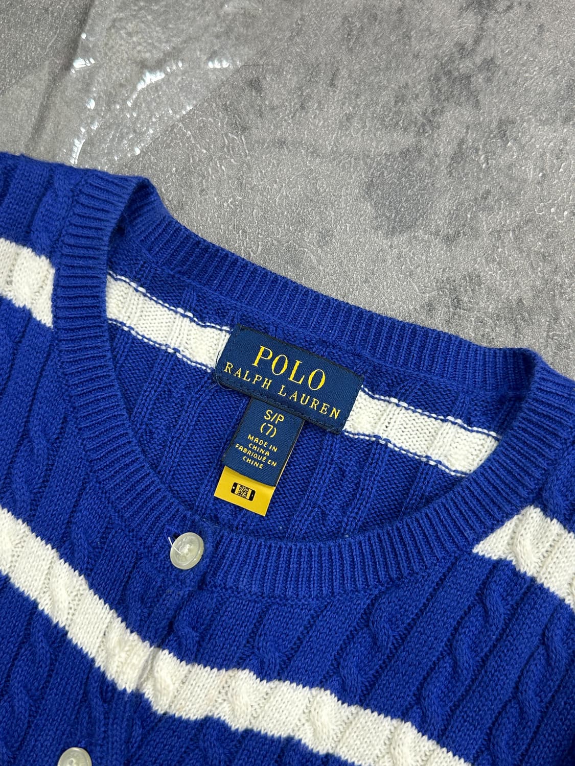 폴로 니트 가디건 키즈 상품이미지5