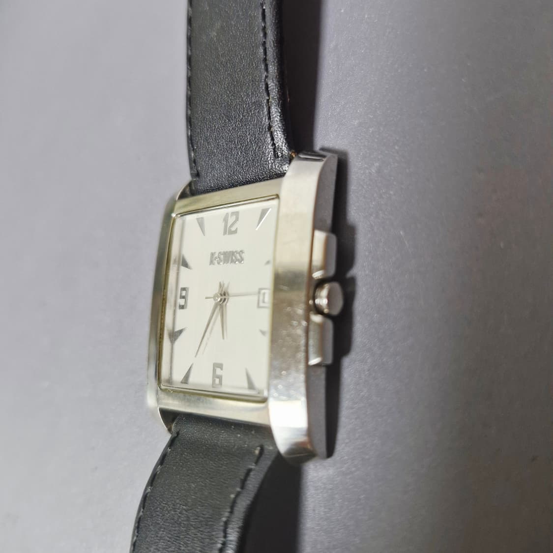 ​[K-SWISS] 케이스위스 사각 가죽 시계 상품이미지3