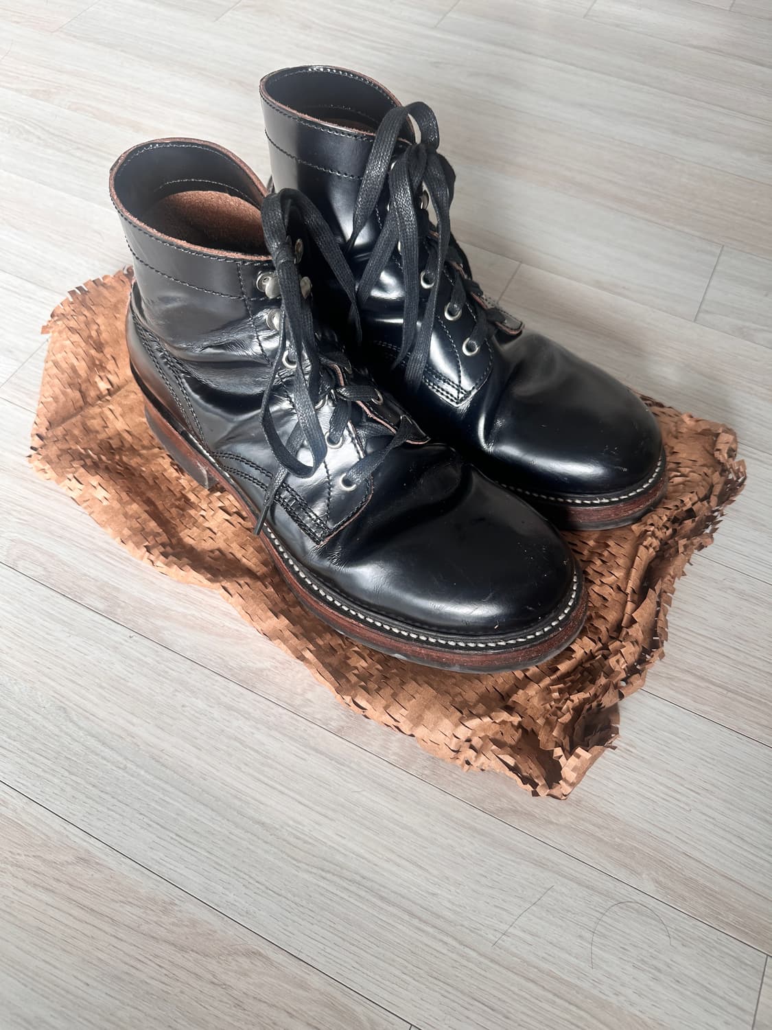 토이즈맥코이 워크 부츠 글라스 레더 소가죽 TMA2307 24SS 상품이미지2