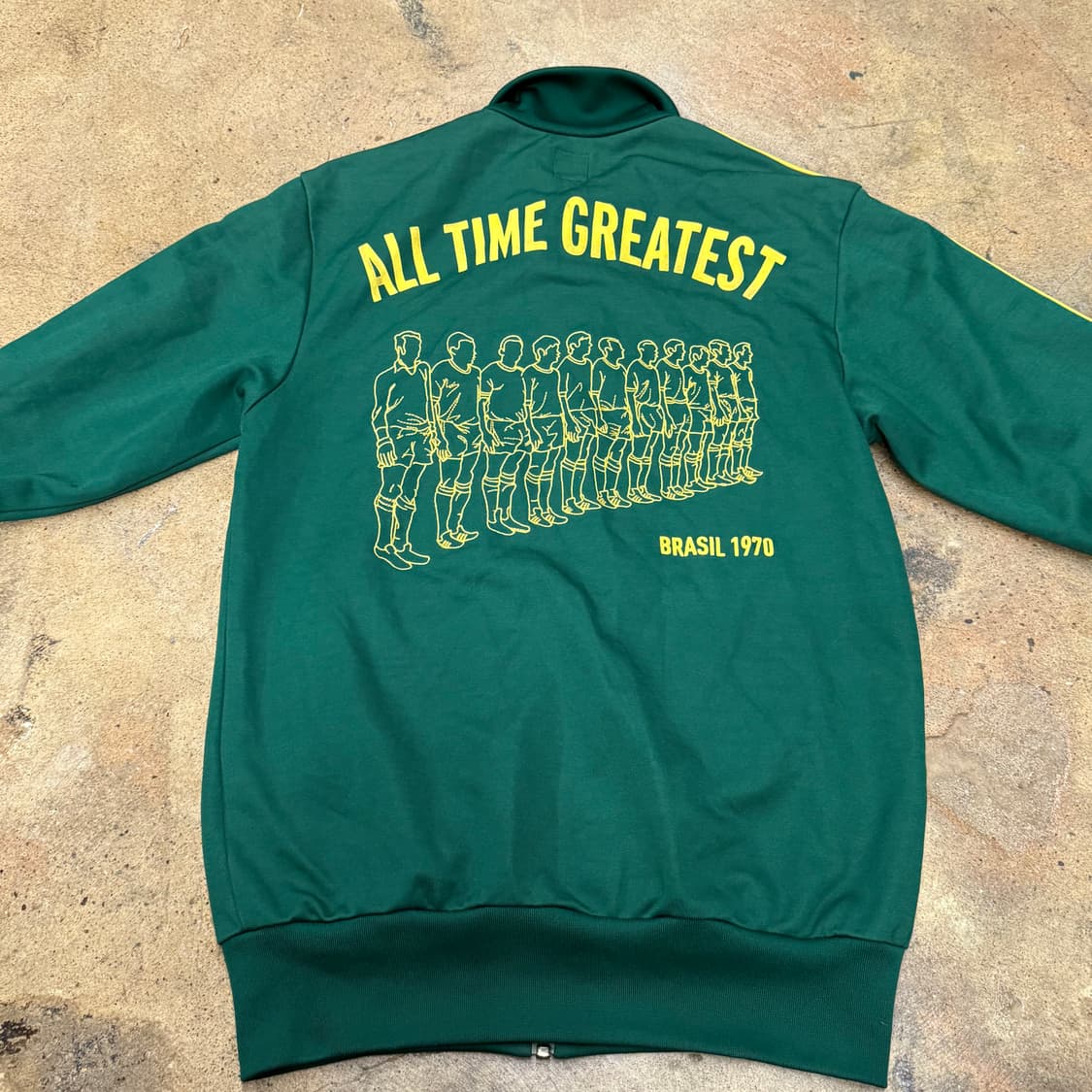 아디다스 브라질 초노 그린 옐로우 져지 트랙탑 상품이미지4