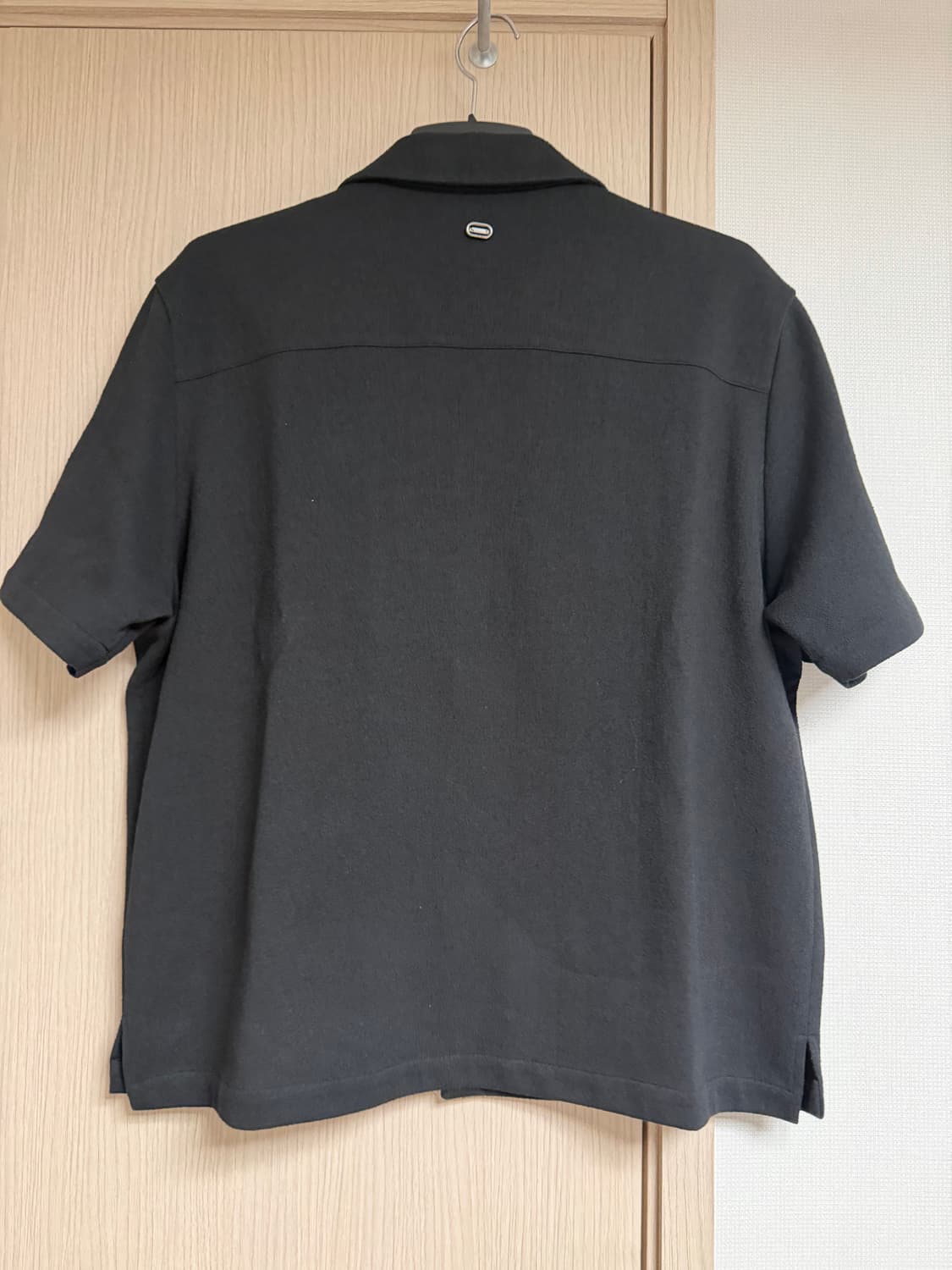 솔리드옴므 / 보카시반팔 셔츠 블랙 / 48 상품이미지4