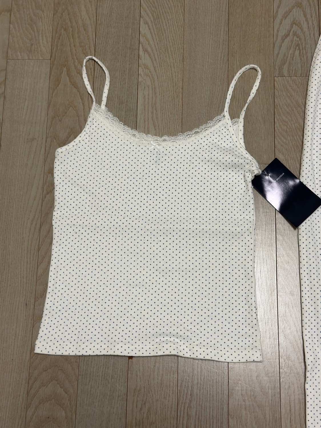 브랜디멜빌 도트 아일렛 나시+바지 (블루도트) 세트 상품이미지2