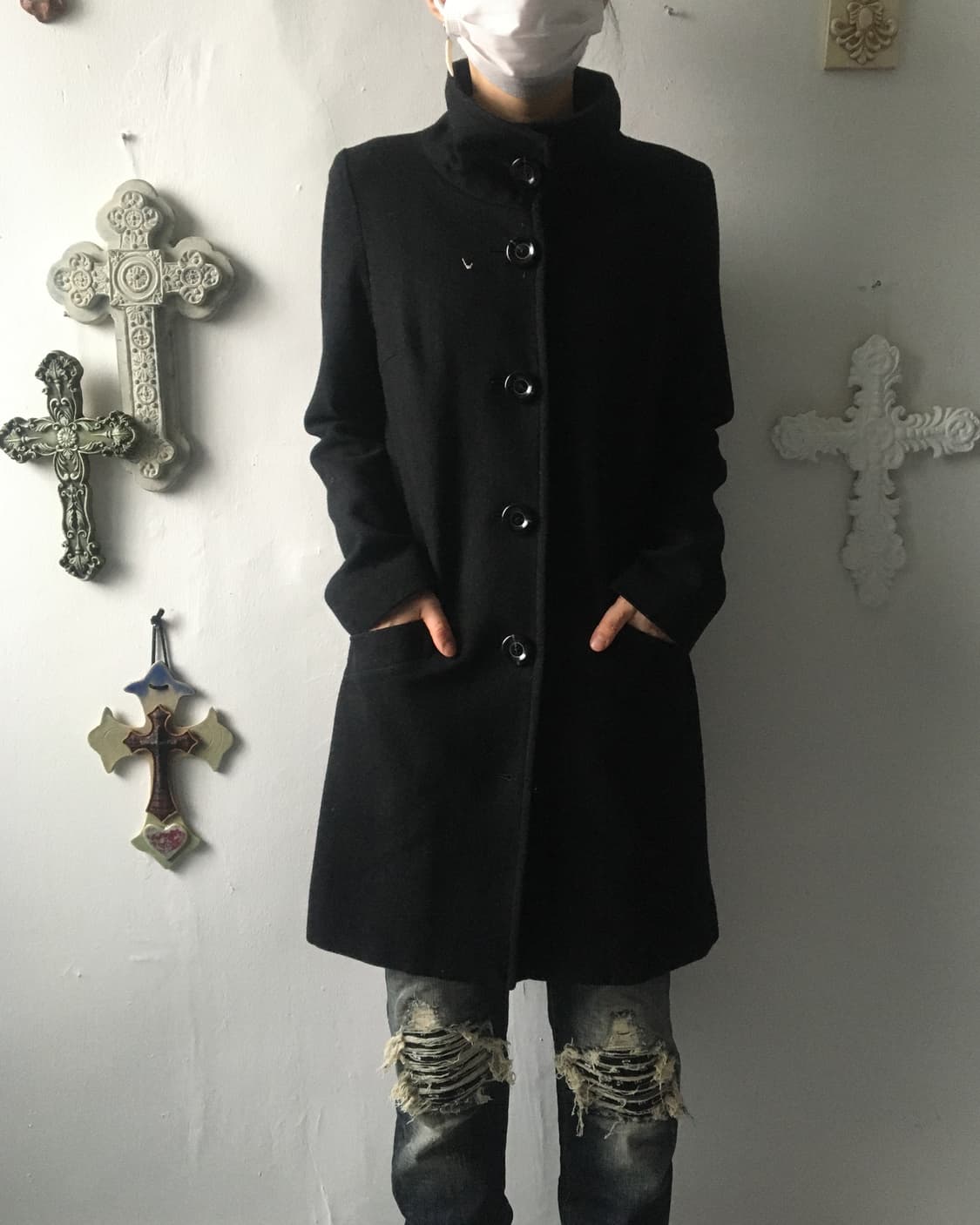 High neck coat 상품이미지1