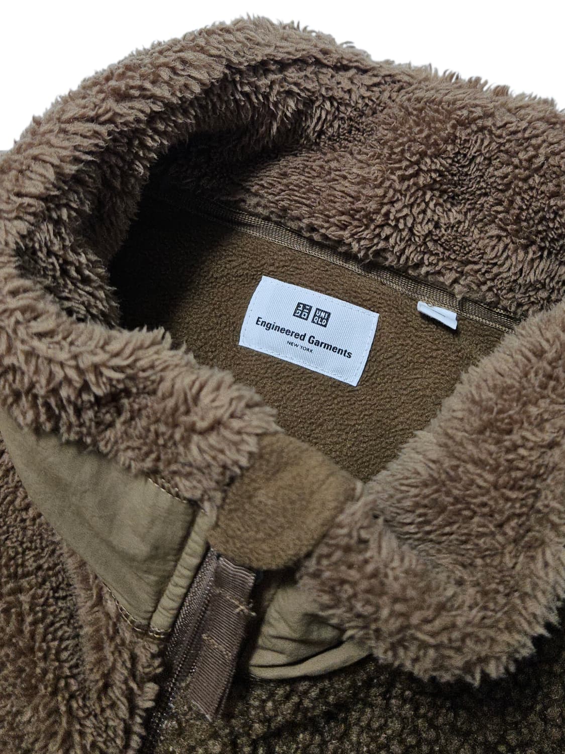 유니클로 엔지니어드 가먼츠 컬러블록 후리스 플리스 L 상품이미지3