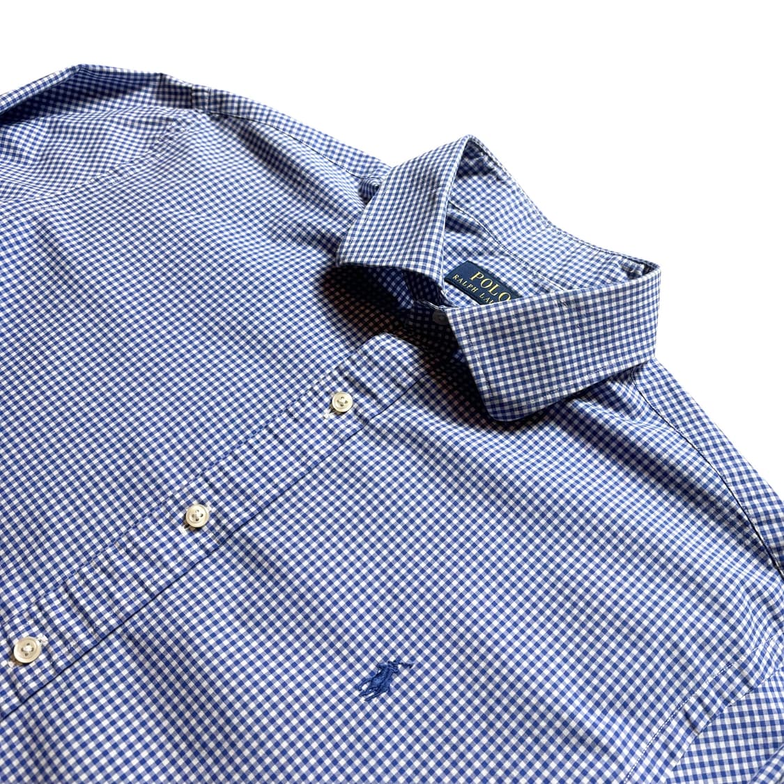 폴로 깅엄체크 셔츠 상품이미지2