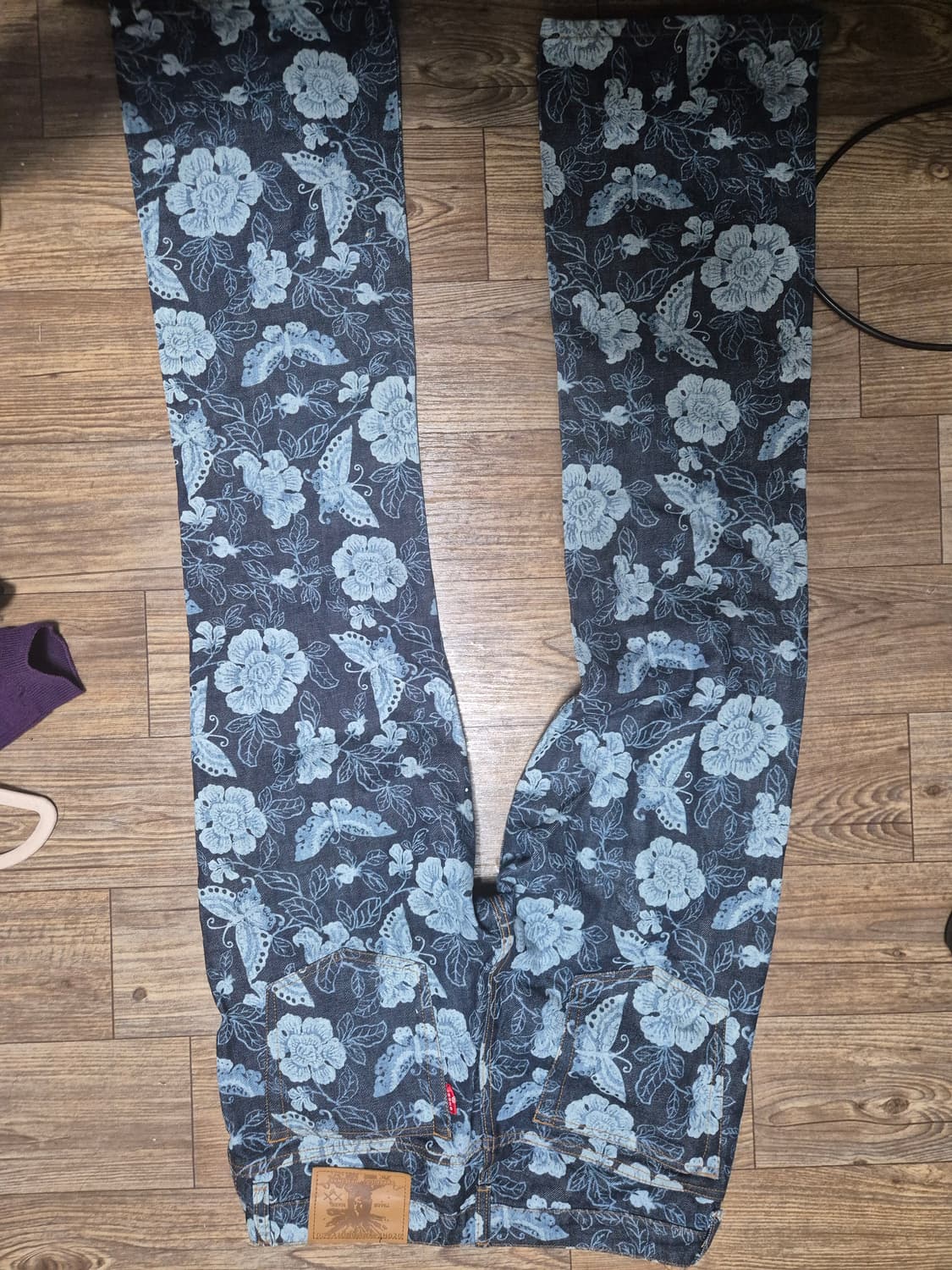 Ozone community 플라워 부츠컷 청바지 급처합니다. 상품이미지3