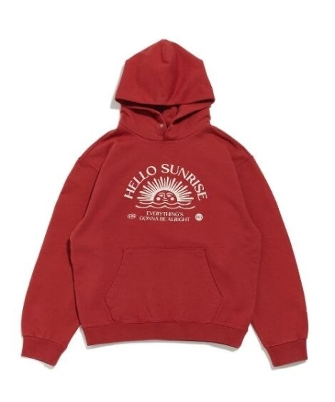 헬로선라이즈 후드 레드 M 상품이미지1