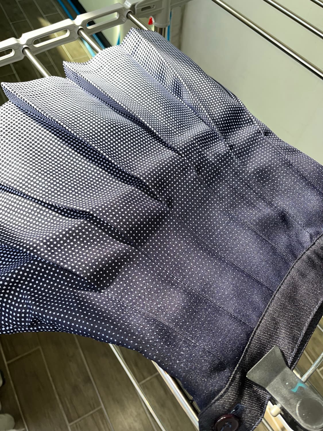 AA 아메리칸어패럴 그라데이션 플리츠스커트 네이비 상품이미지2