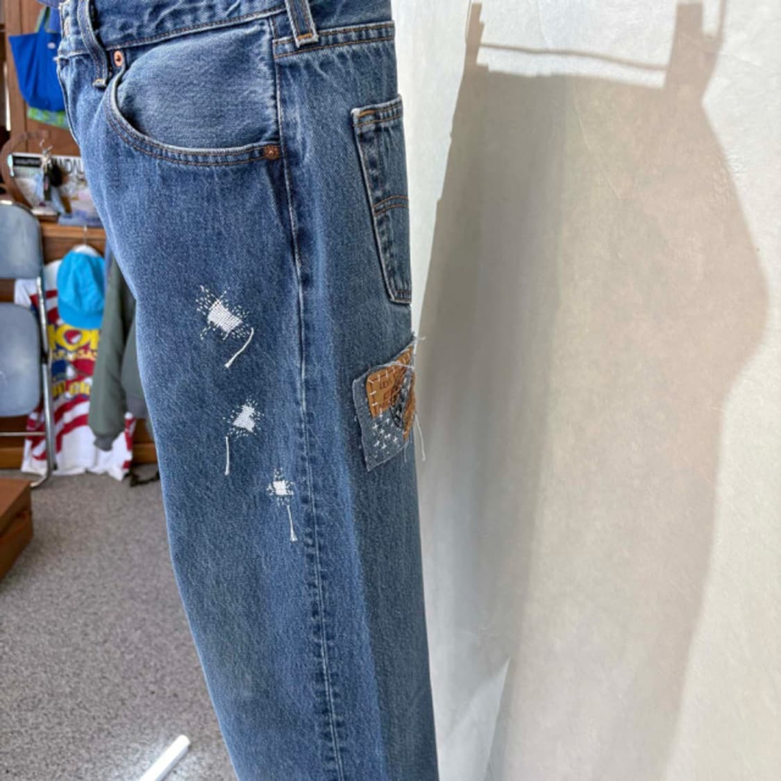 90s LEVI’s 사시코 리페어 501 상품이미지8
