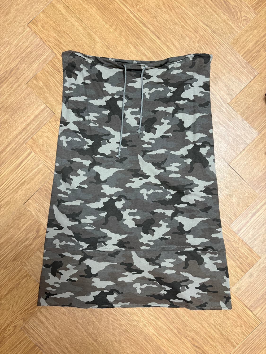 웹하우스 스웻 카모 스커트 상품이미지4