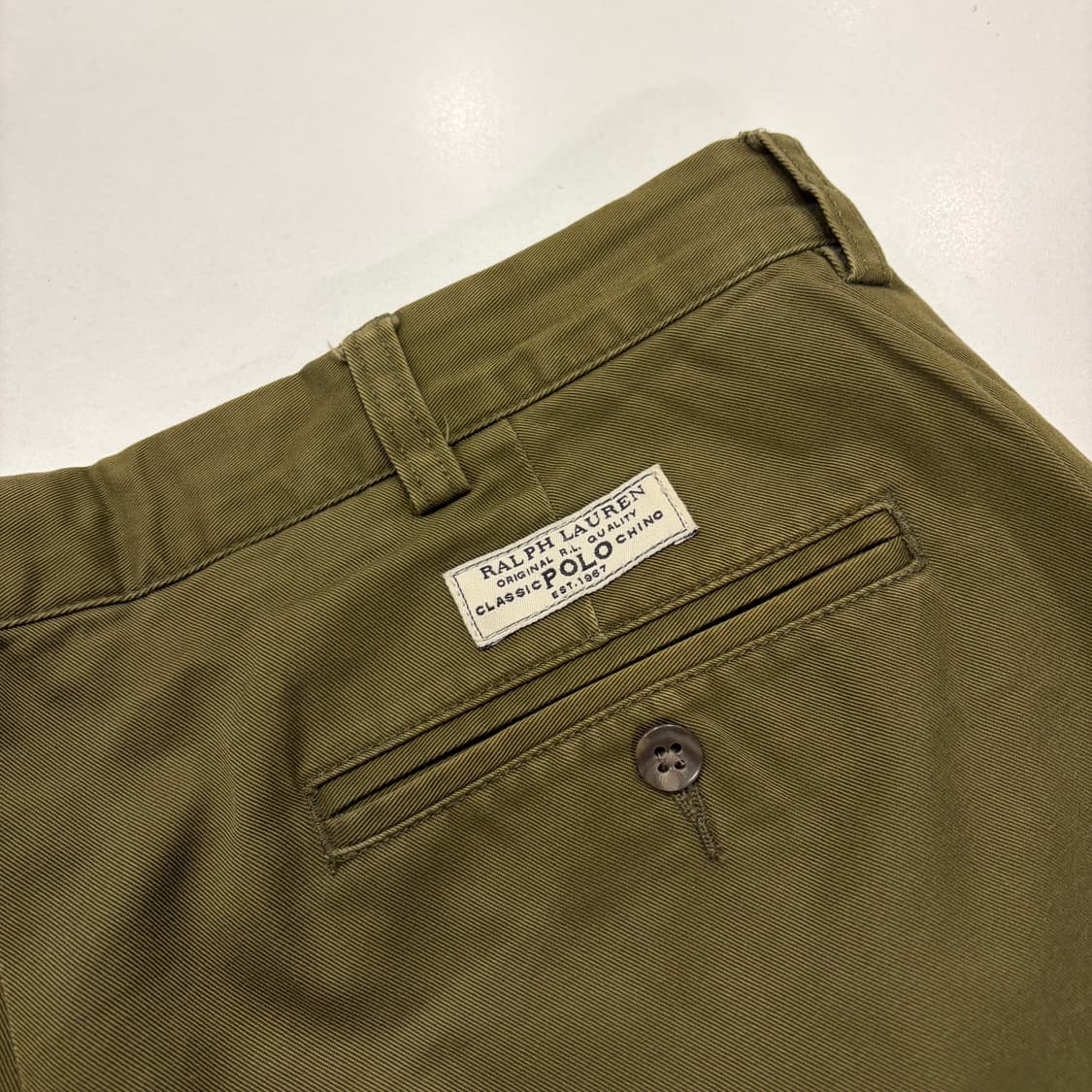 [36x34] 폴로 랄프로렌 카키색 면바지 팬츠 B863 상품이미지3