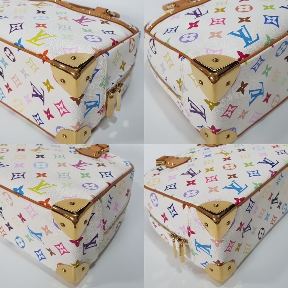 루이비통 M92663 모노그램 멀티 화이트 트루빌 토트백 상품이미지8