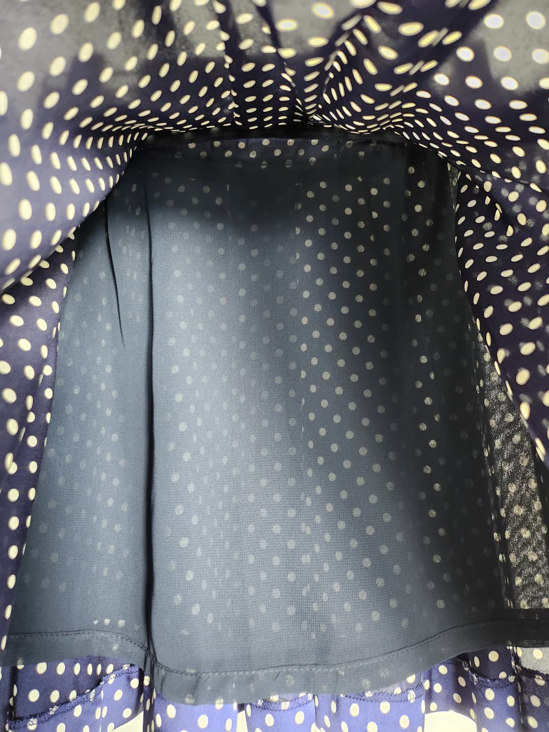 코데즈컴바인 도트 플리츠 미니 스커트 상품이미지3