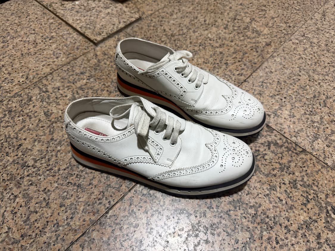 Prada 프라다 윙팁 스니커즈 운동화 270 상품이미지2