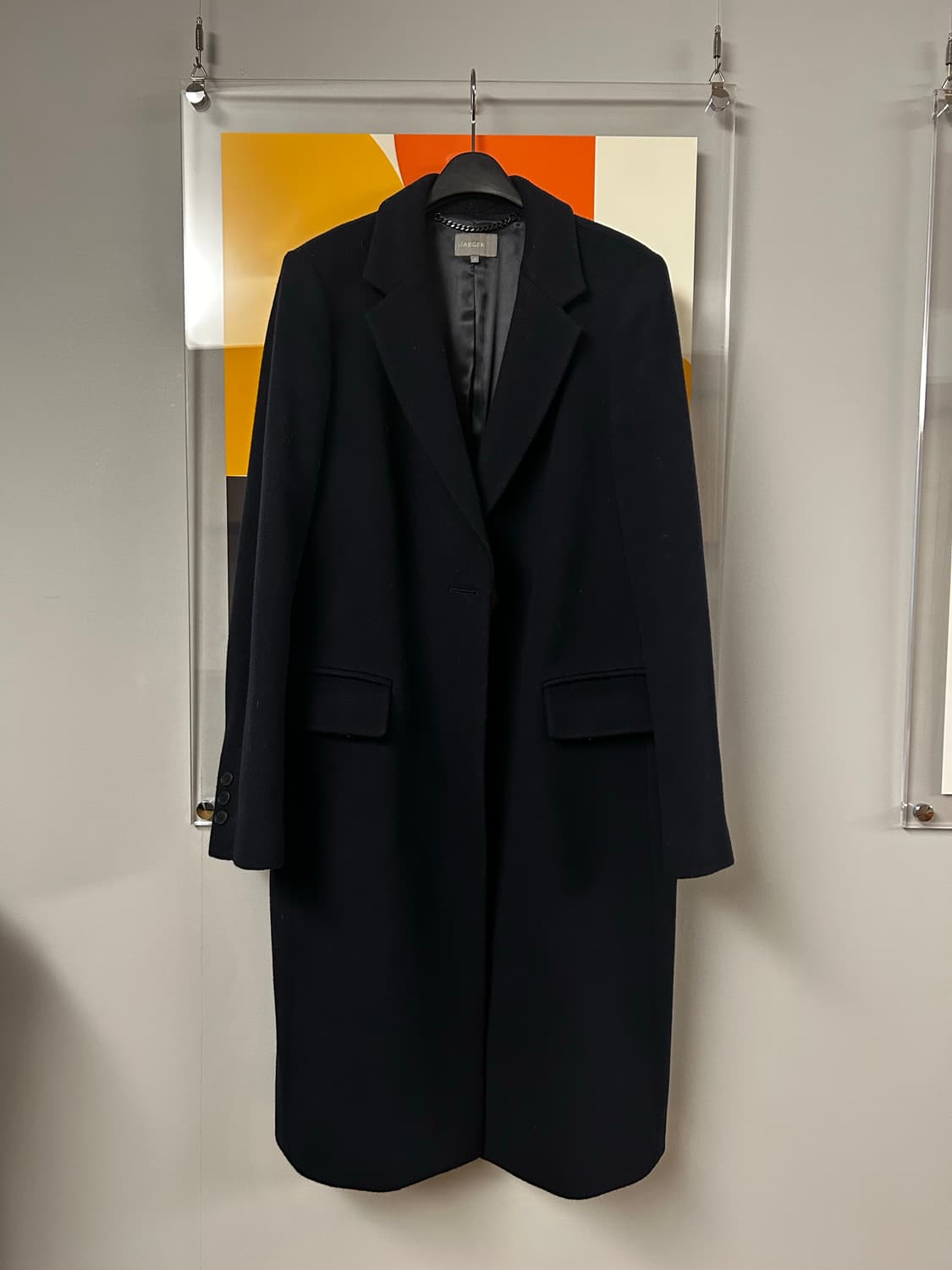 가이거 네이비 코트 상품이미지1