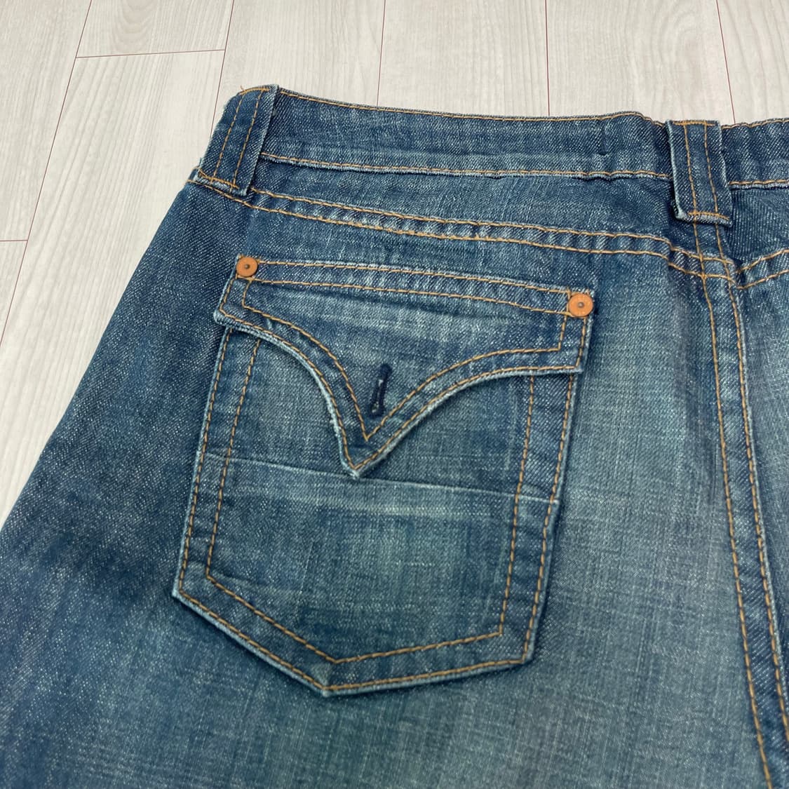 허드슨 40인치 빅사이즈 데님 청바지 (Made in USA) 상품이미지10