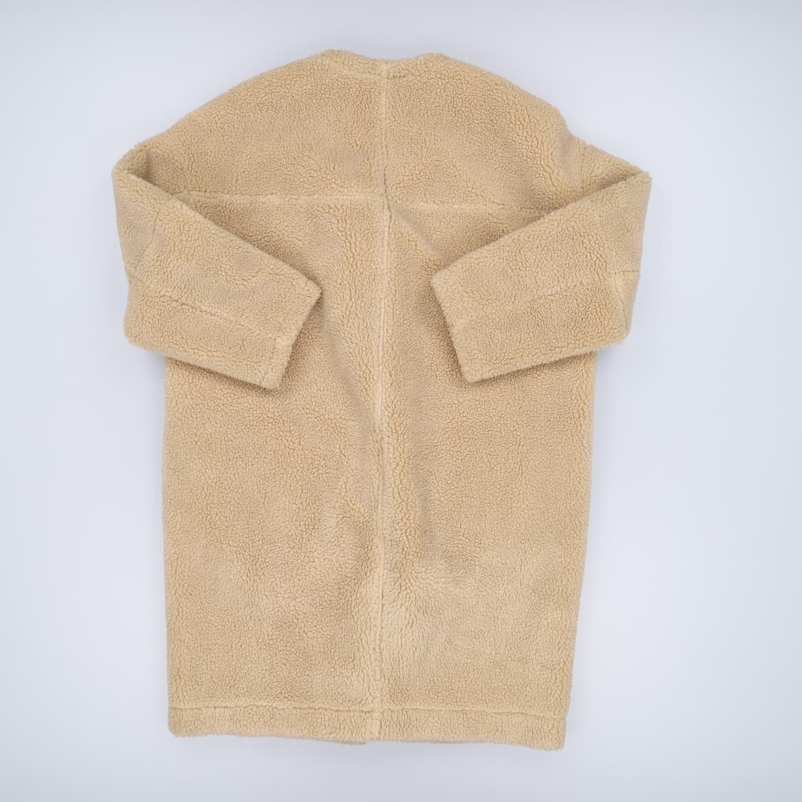 F 빈티지 롱 플리스 노카라자켓 0309H1 상품이미지2