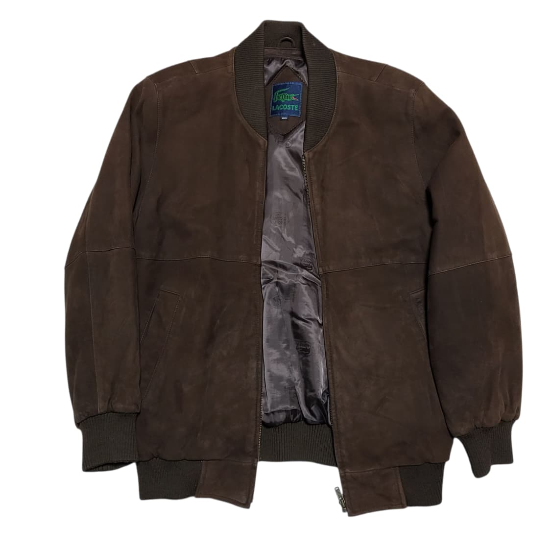 (L) 90s 라코스테 양가죽 스웨이드 봄버자켓 상품이미지2