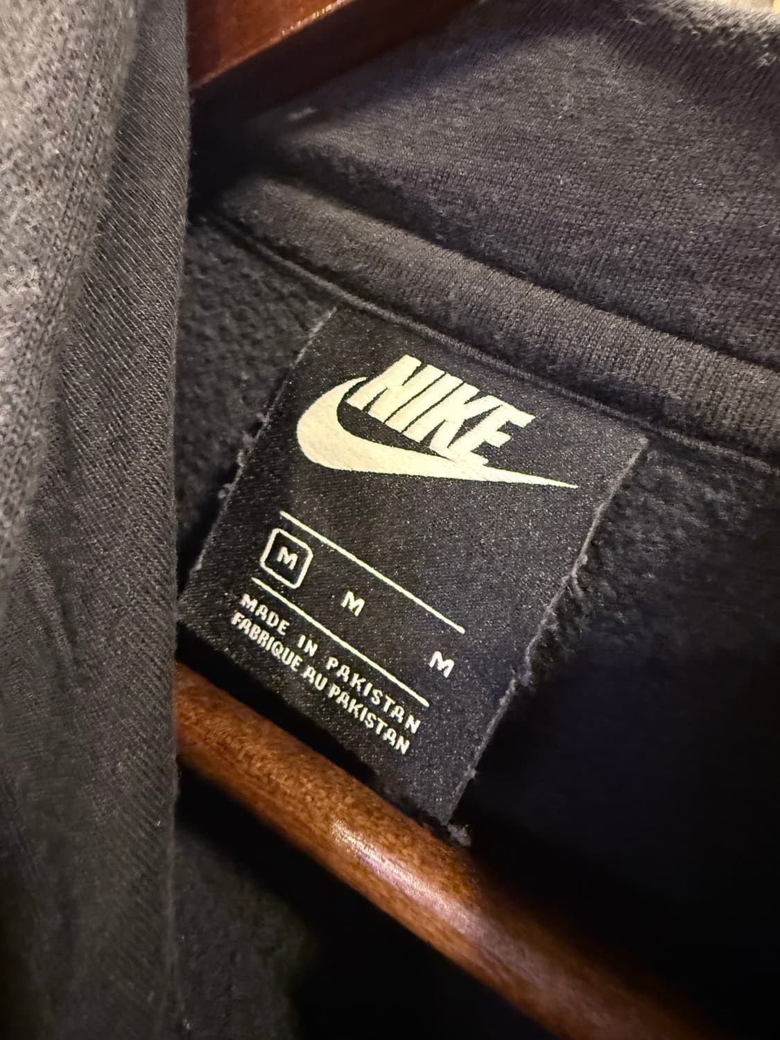 나이키 저스트두잇 로고 블랙 크롭 후드티 상품이미지2