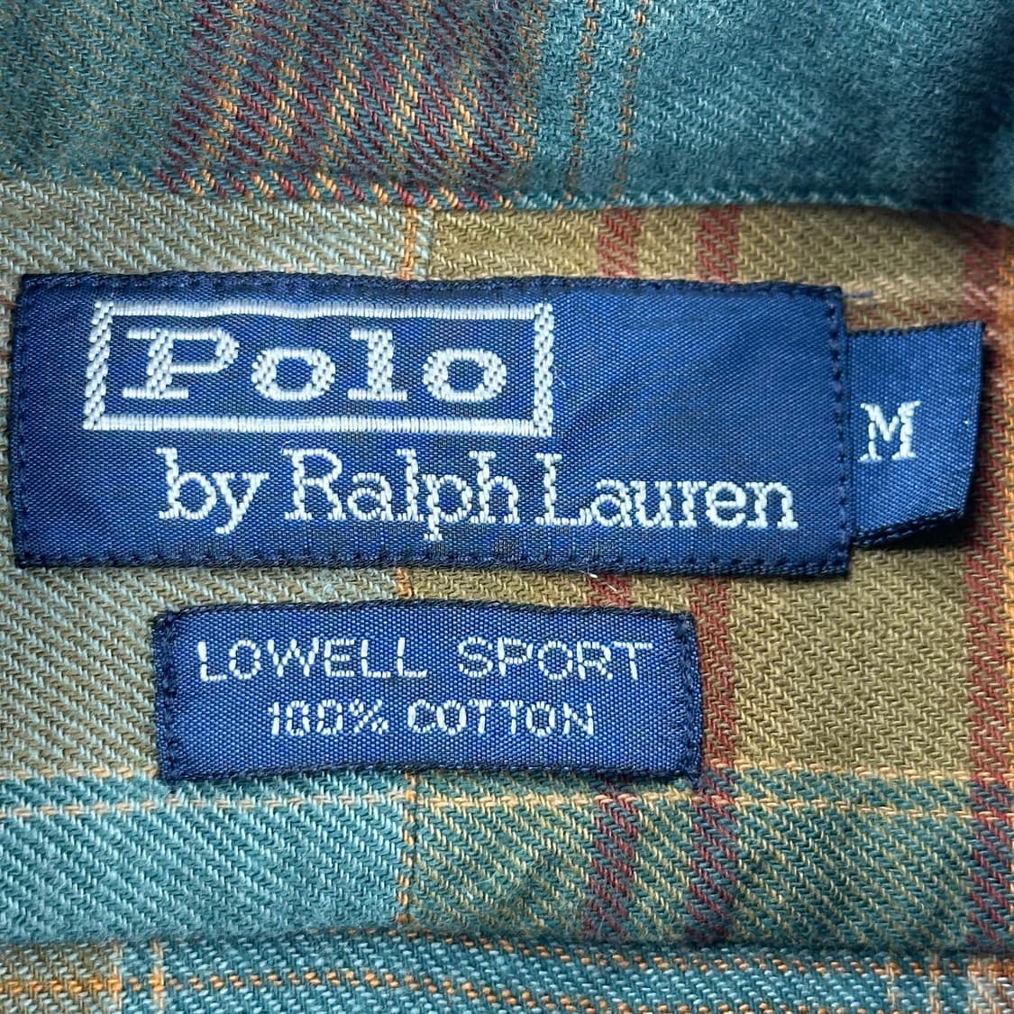 폴로 랄프로렌 올드 아카이브 클래식 플란넬 셔츠 M 상품이미지5