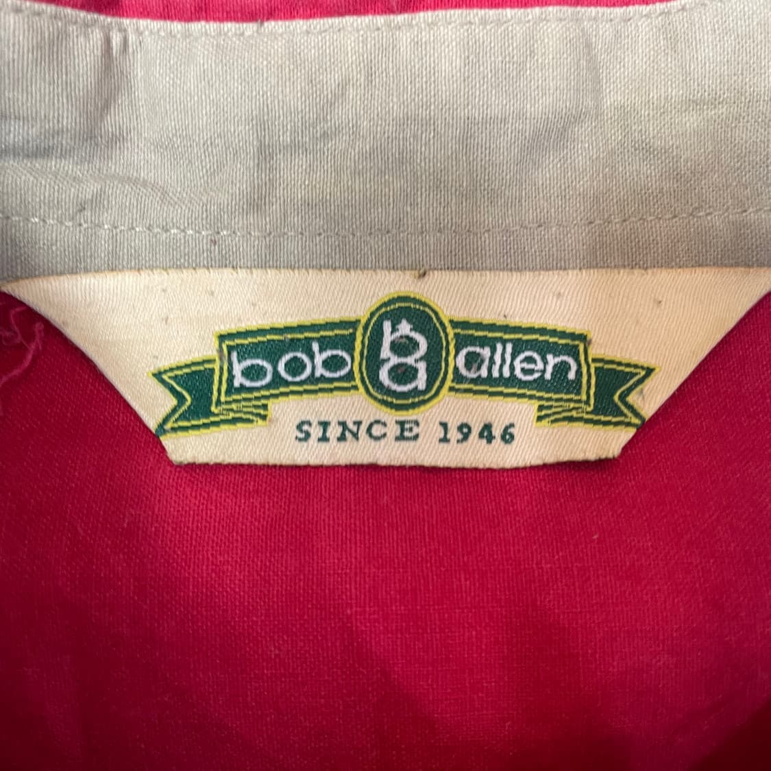 빈티지 빅사이즈 오버핏 레드 원포켓 코튼 헌팅 긴팔 셔츠 2XL 상품이미지6