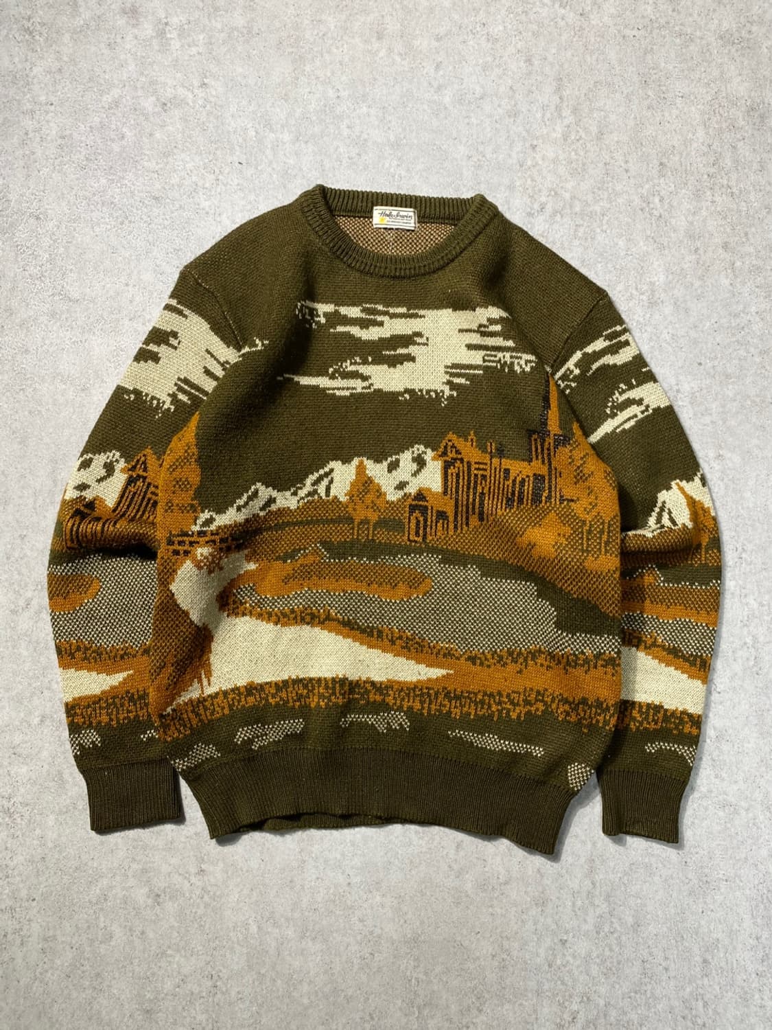 [L] 90s Vintage 일본 빈티지 울 니트 재팬 메이드 상품이미지2