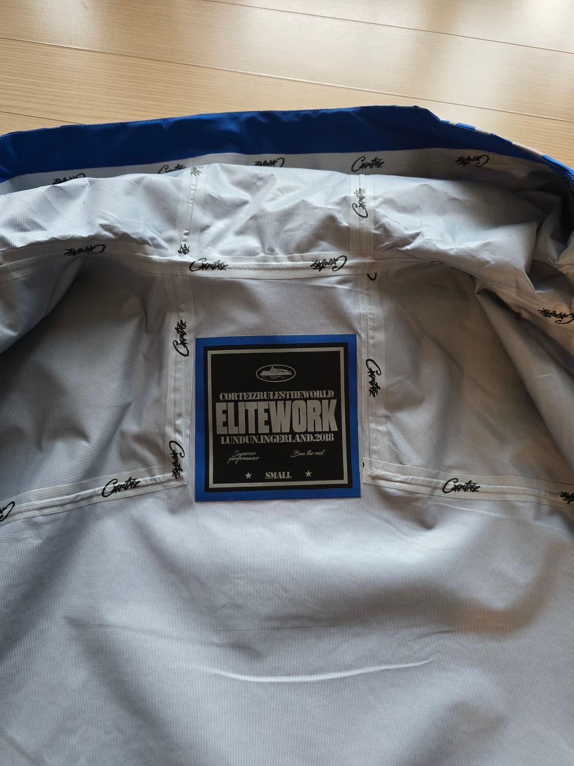 코르테이즈 워터프루프 ELITEWORK 쉘 자켓 로얄 S 상품이미지6