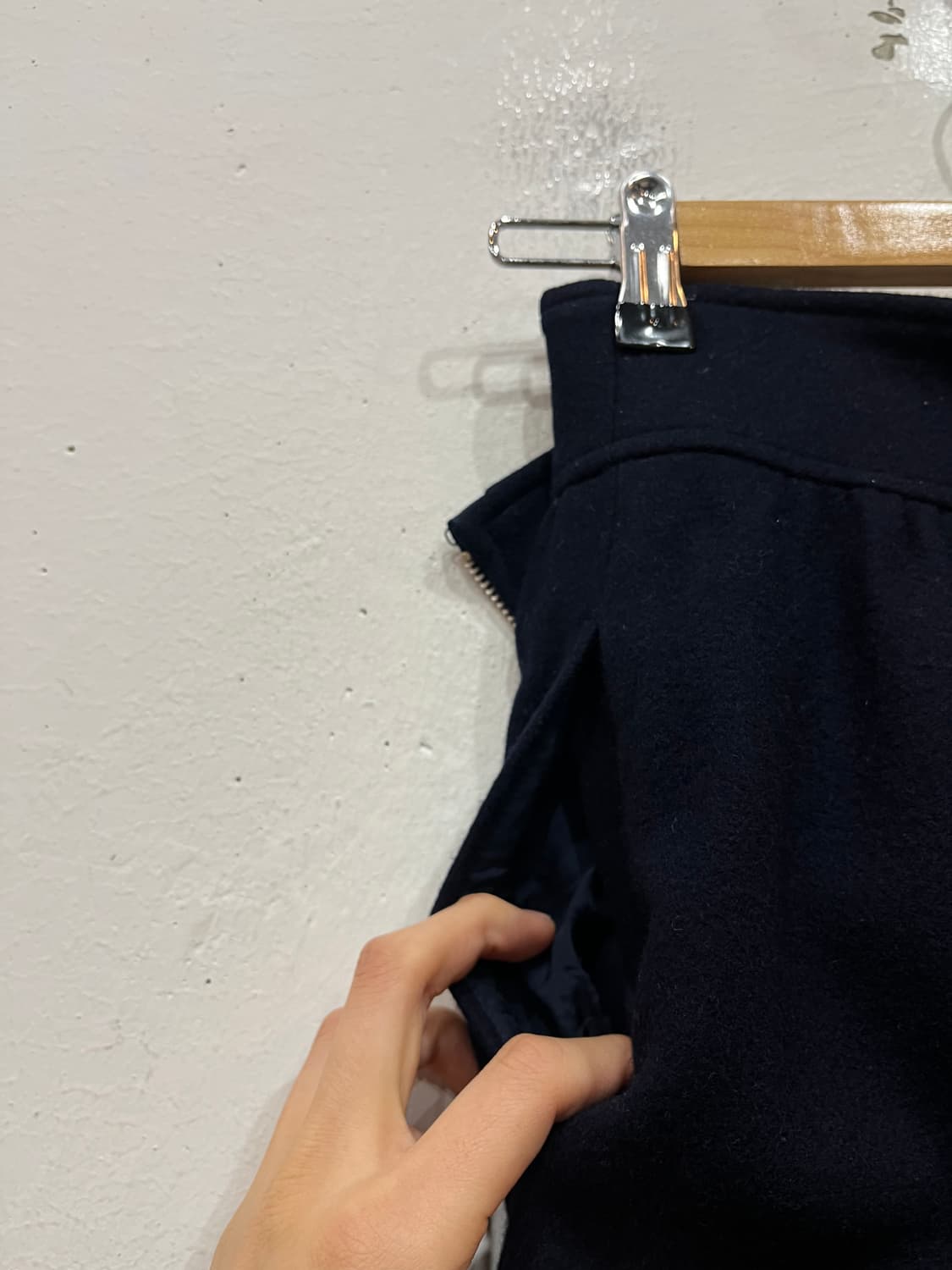 꾸레쥬 울 스커트 치마  상품이미지5