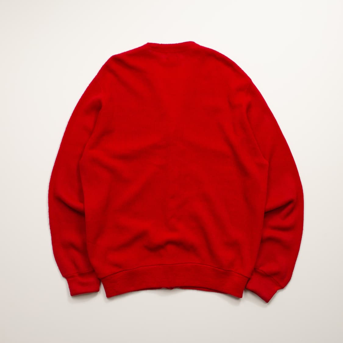 80s IZOD 라코스테 아크릴 가디건 레드 상품이미지7