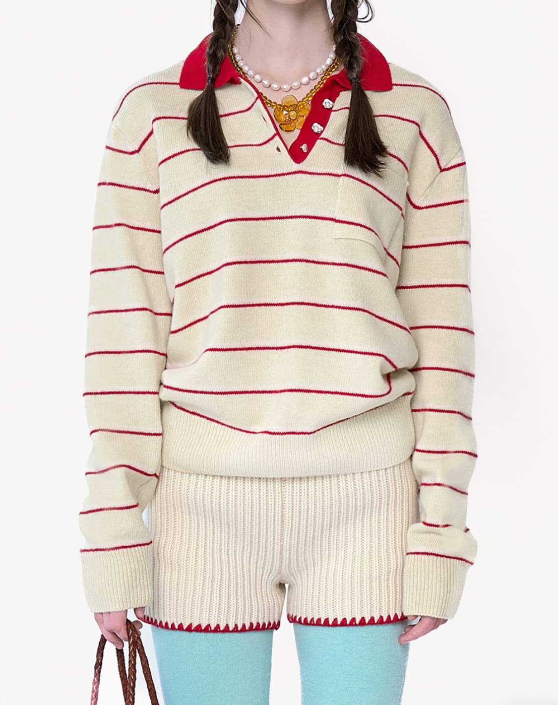 폴라로모 니트 상품이미지1